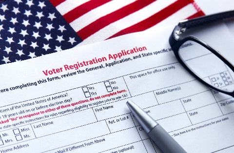 Registration to vote