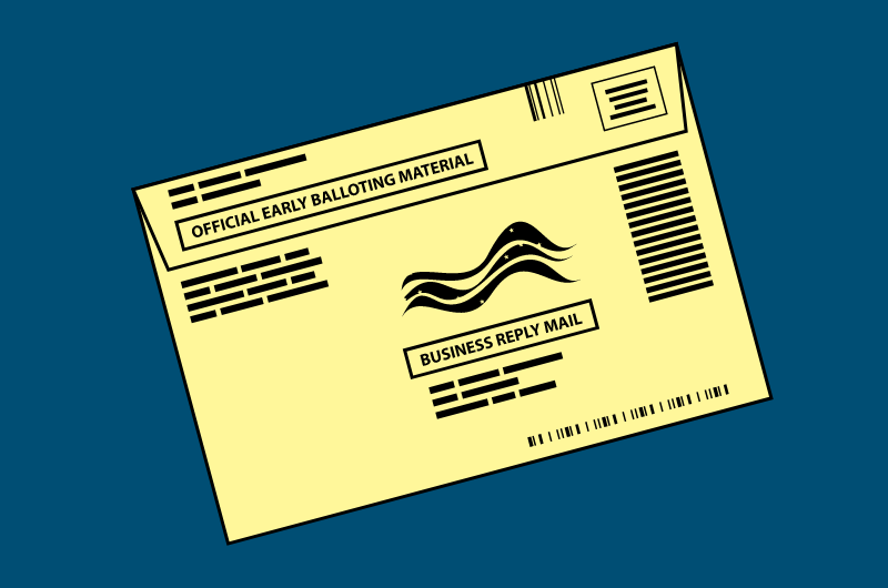 Image of a Ballot Envelope Affidavit