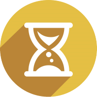Icon of an Hourglass